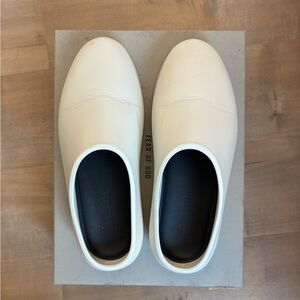Fear of God Men's Off-White Slip-On Loafers